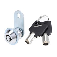 Tubular Cam Lock 16mm Cylinder Length Chrome Finish Keyed Alike