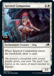 Spirited Companion (Foil) - Kamigawa: Neon Dynasty