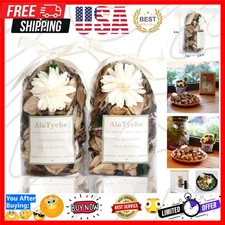 Vanilla Scented Potpourri Sachets - 100% Hand-Made Dried Flower Bowl Filler