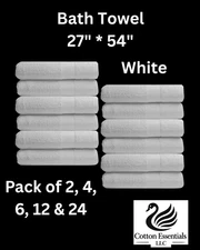 Luxury Bath Towel Set 27'' * 54" for Home, Beach, Gym, Spa, Salon.