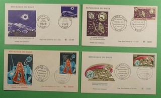 DR WHO 1970s NIGER 4 FDC SPACE R79516