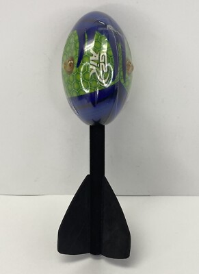 G2 Air Blue & Green Tailball Foam Football with Tail - NEW Sealed