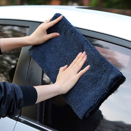 6 Pcs Edgeless Ultra Plush Microfiber Car Drying Towels Wash Buffing Detailing - Picture 4 of 12
