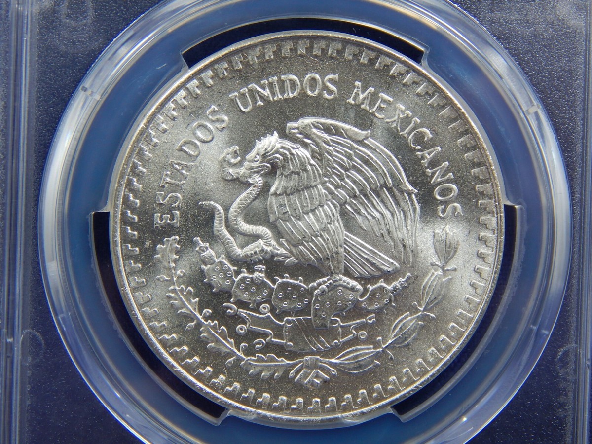 マルモページです＊Ｎｏ．1 1988 DDO Mo PCGS MS66 MEXICO 1 oz SILVER LIBERTAD ONZA