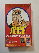 Vintage 1988 ALF Cartoon Playset Colorforms See Pictures Colorforms
