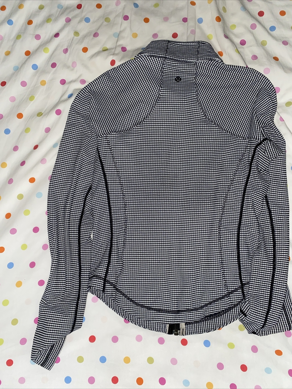 Lululemon Forme Full Zip Fitted Jacket, StripBlac… - image 10