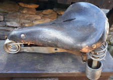 primus großer ur alter ledersattel fahrrad sattel gefedert