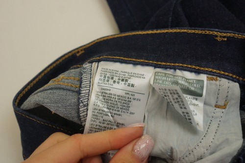 Mujer Jeans Levi's Stretch De Algodón 711 Super Skinny Azul W25 L30 JJJ160 - Imagen 10 de 12