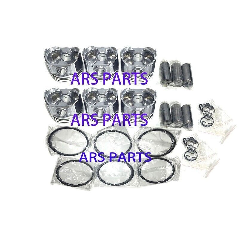 6CT 6CTA Piston with Piston Ring Set for CUMMINS Engine Excavator Generator 8.3L