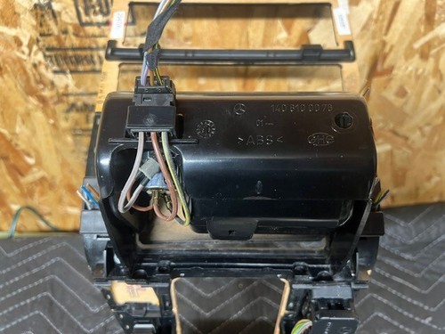 1999 MERCEDES S320 W140 FRONT DASH CENTER CONSOLE WOOD TRIM BEZEL PANEL OEM - Picture 22 of 24