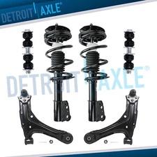 Front Struts Control Arms Sway Bar Links for Pontiac Grand Am Chevrolet Malibu