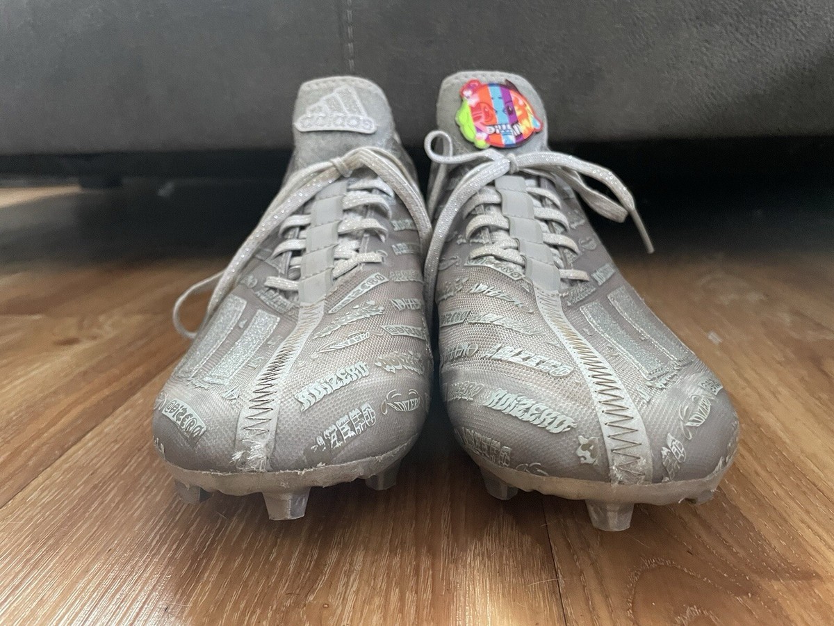 Adidas Adizero Big Mood Silver Football Cleats Shoe Men 