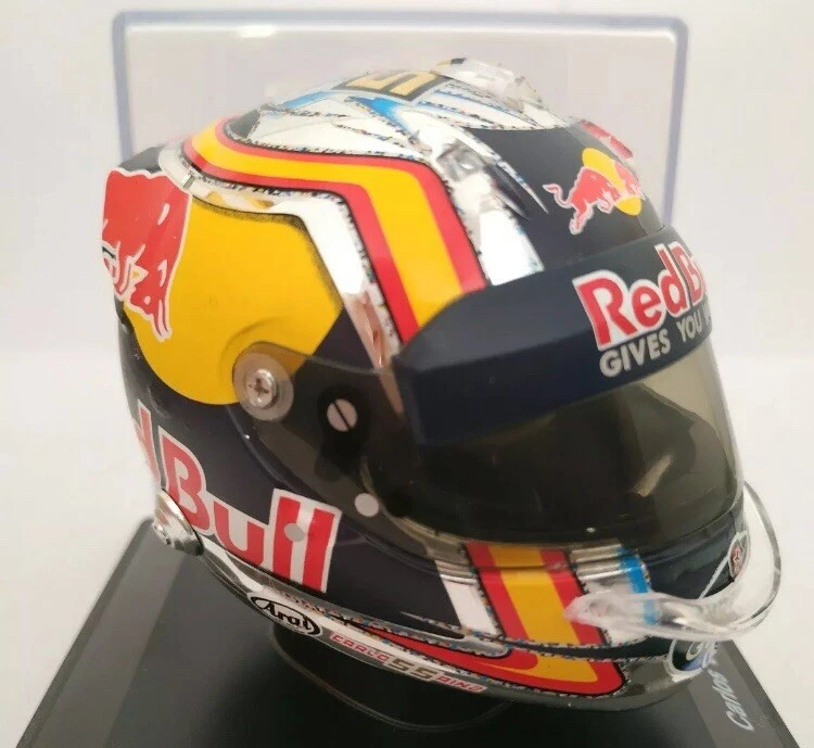 NEW RARE 1:5 Casco Helmet F1 CARLOS SAINZ 2017 TORO ROSSO SPARK no Minichamps - Immagine 3 di 4