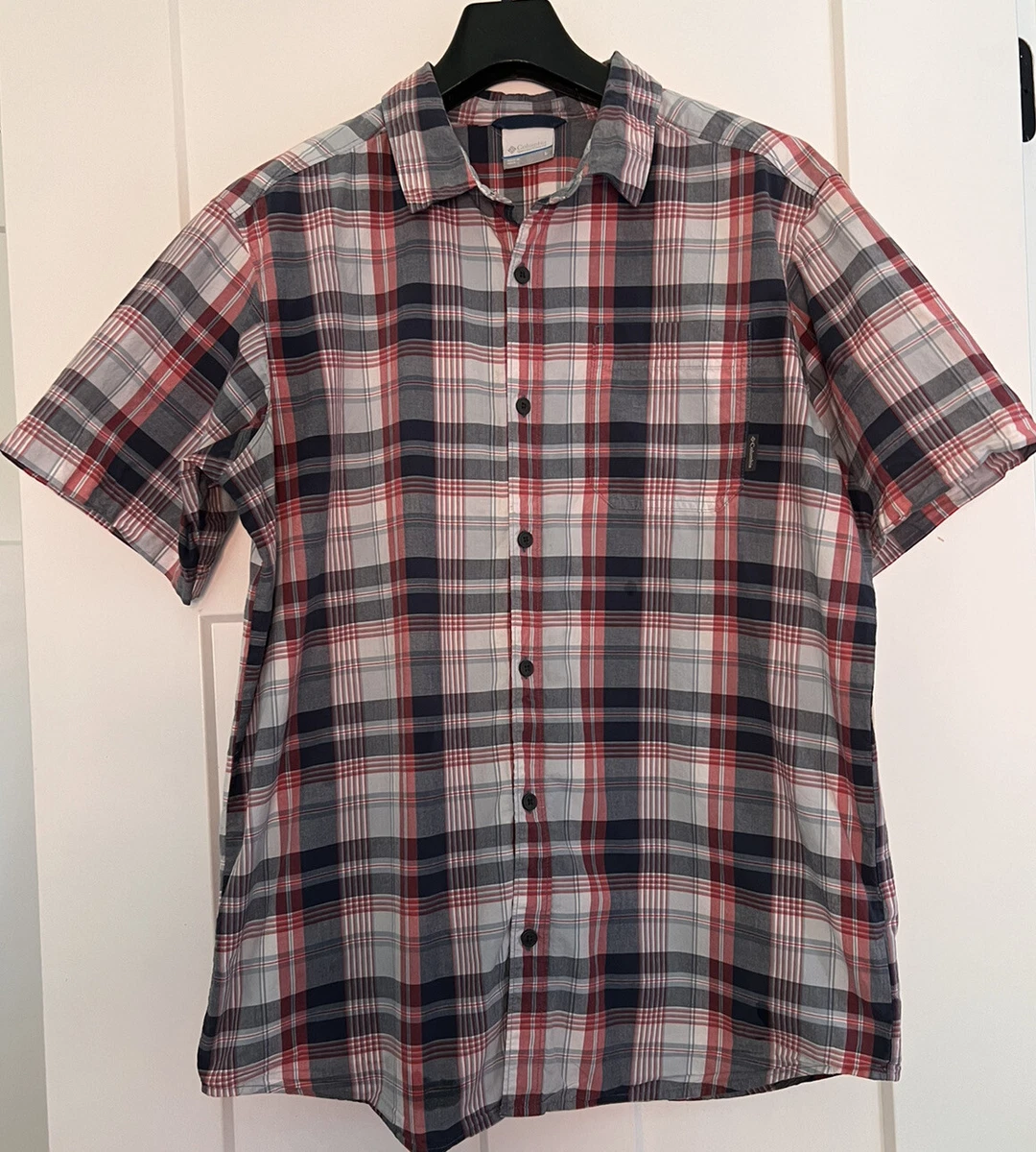 Red white and blue columbia shirt sale