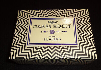 Ridley's Games Room First Edition Brain Teasers 140 Trivia Question Cards