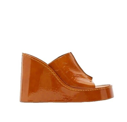 Op Wooly Bully Brown Leather Mules Men display picture 2