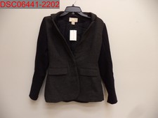 Nwt - Stain, H&m Women's Charcoal And Black Jacket, Size 2 840039328030