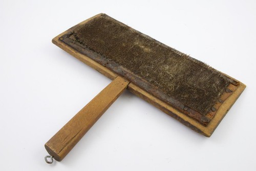 Antique Primitive Samuel Cutter No. 9 Cotton Wool Carder - Picture 6 of 9