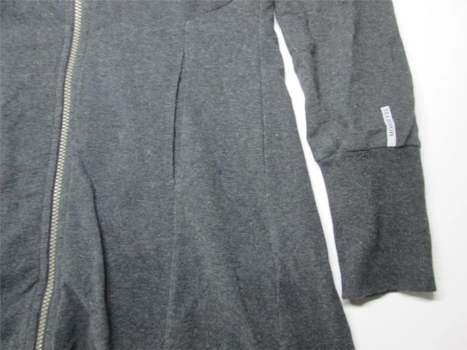 Mondetta Mujer Talla S Cremallera Completa Sudadera con Capucha Gris Mezcla de Algodón Manga Larga Bolsillos Foto 3 de 4