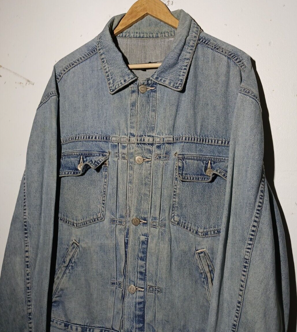 Vintage Ralph Lauren Polo Denim Jacket Type 2 90s Y2K USA Vintage Ralph Lauren Polo Denim Jacket Type 2 90s Y2K USA