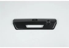 For Ford F150 2021-22 Carbon Fiber Rear Tailgate Door Handle Panel Trim