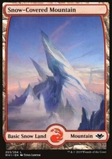 MTG Magic the Gathering Snow-Covered Mountain (253/316) Modern Horizons LP