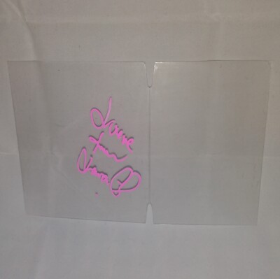 Funko Pop Window Autographed by Lene Nystrøm of the band Aqua (No COA)
