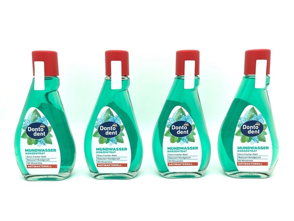 ✅ Dontodent Mundwasser Konzentrat Extra Frisch Frischer Atem 4 X 125 Ml ✅-image