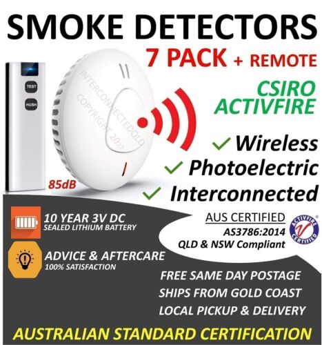Paired Wireless Interconnected Photoelectric Smoke Alarm Detector 10-Yr Battery - Picture 39 of 46