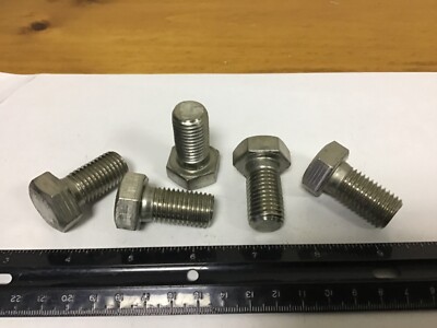 Qty (5) 5/8-11 X 1 1/4'' Stainless Hex Head Bolts