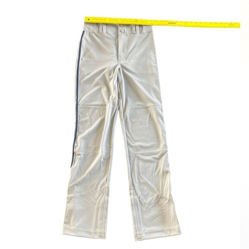 New Champro Youth Large Grey Baseball Pants With Navy Stripe - Picture 5 of 8