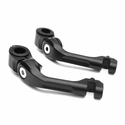 【マー】 Engine Guard Footpeg Clamps For Kawasaki Motorcycles with 1.25