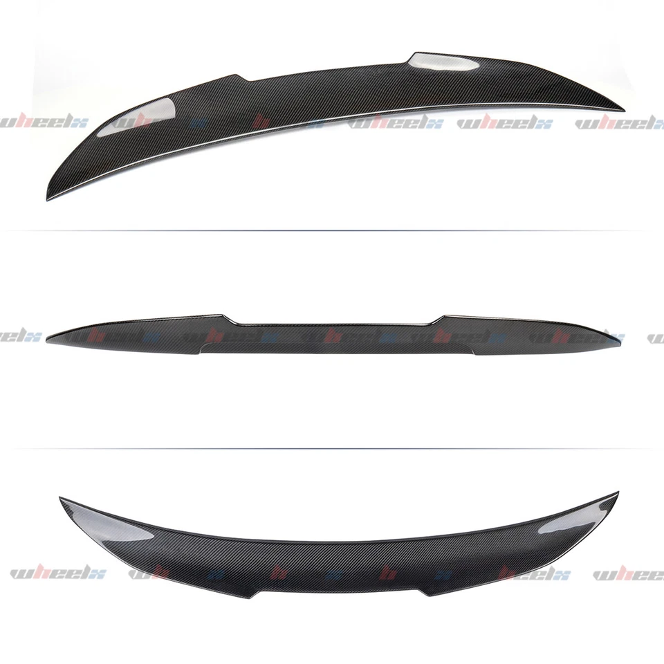 REAL CARBON FIBER PSM REAR SPOILER FOR 11-17 BMW 5 SERIES F10 528I 550I 535I M5 - Image 2 of 4