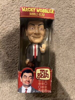 FUNKO Mr. Bean Rowan Atkinson Wacky Wobbler Bobble-Head Figurine 7'' - 2007