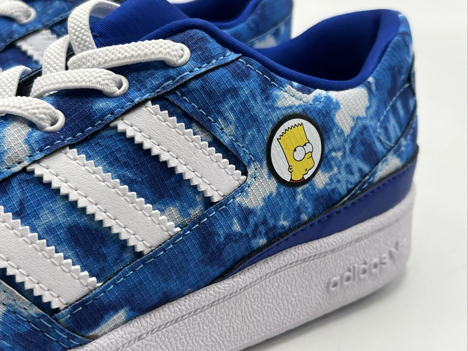 Adidas Forum Low X Los Simpson Azul Tenis GZ1776 Unisex Talla 3 Juvenil Foto 2 de 4