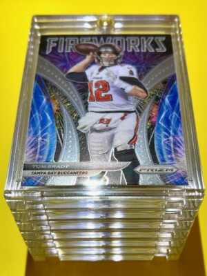Tom Brady MINT PANINI PRIZM FIREWORKS SPECIAL INSERT CARD TAMPA BAY BUCS - Mint!