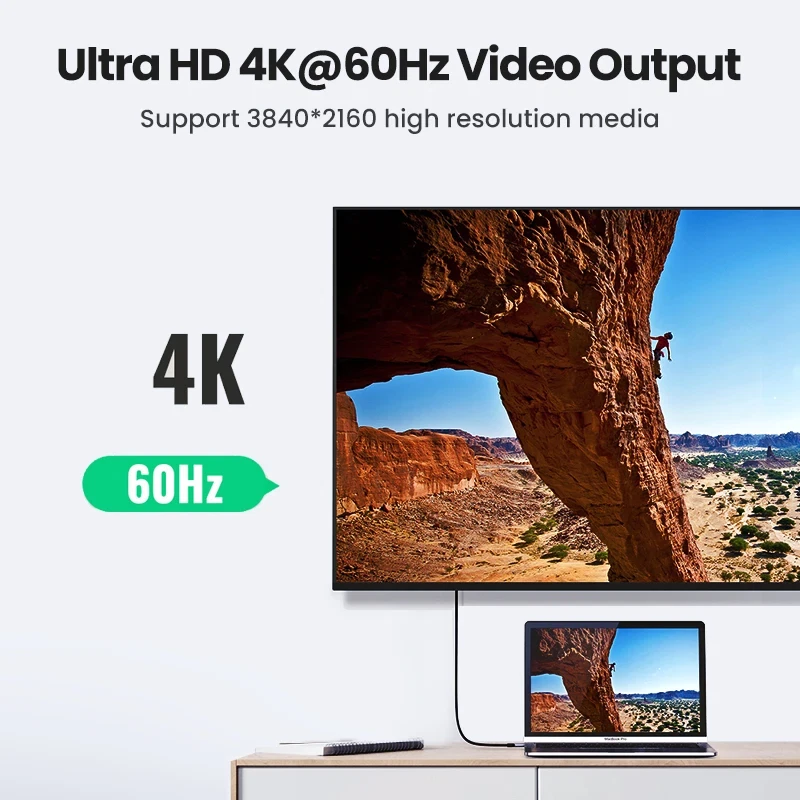 UGREEN 240W PD 3.1 10Gbps Supercharger 4K HD USB C to USB C Fast Charging Cable - Image 4 of 4