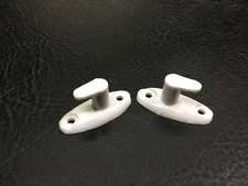 AirCooled Thing Seat Belt Storage Hooks  Prt# 111857723A  White