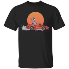 LLama Car T Shirt Sport Car Tee 