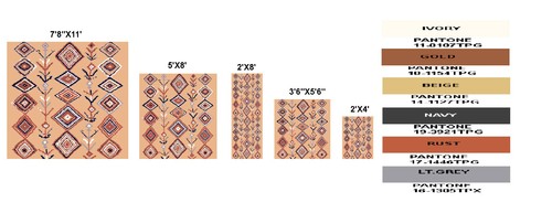 Moroccan Diamond - 5'x8', Geometric, Transitional Area Rug - 503 - Picture 53 of 53