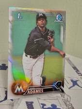 2016 BOWMAN CHROME PROSPECT REFRACTOR #BCP220 JOSE ADAMES MIAMI MARLINS 383/499