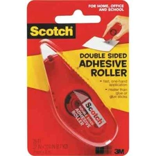 Scotch Double Sided Adhesive Rollers Each Is 0.27 In x 312 In (8.6 Yds) 1 Pack