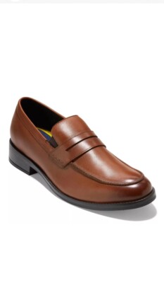 Cole Haan Grand+ DRS Penny Loafer British Tan Leather Dress  display picture 1