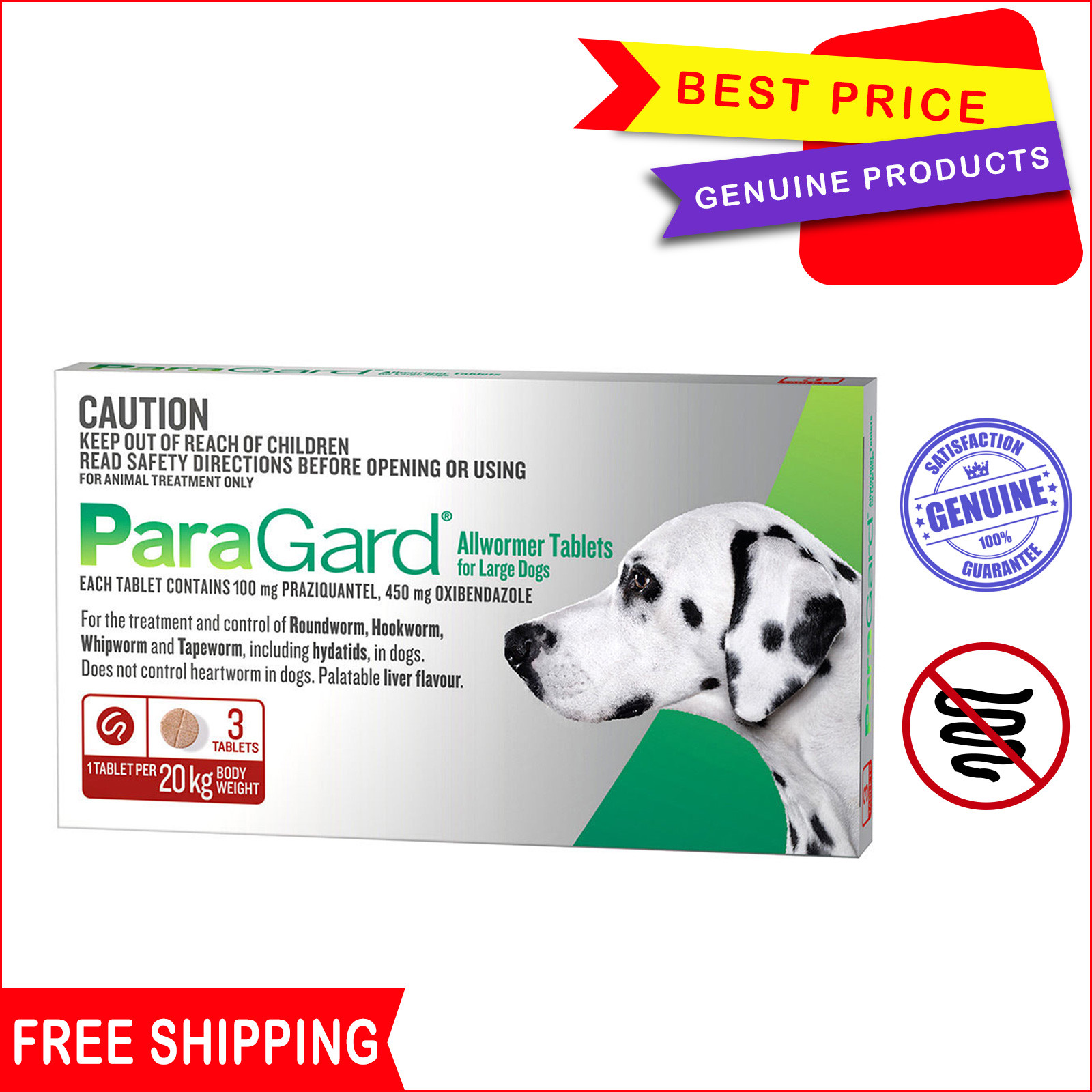 coles dog worming tablets