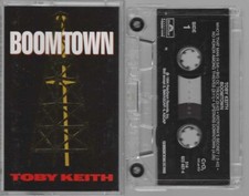 Toby Keith Boomtown Cassette, 1994 Polygram VG-VG Cond.