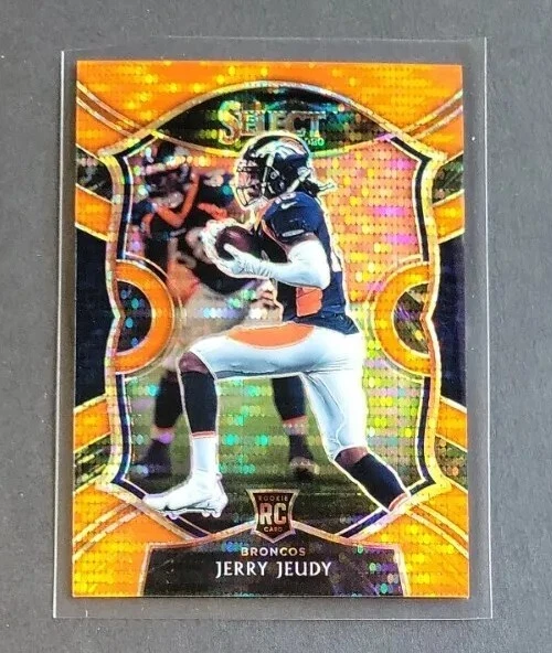 Jerry Jeudy 2020 Select Concourse Orange Pulsar Prizm RC #4/7 Rookie #56 RARE SP - Image 2 of 4