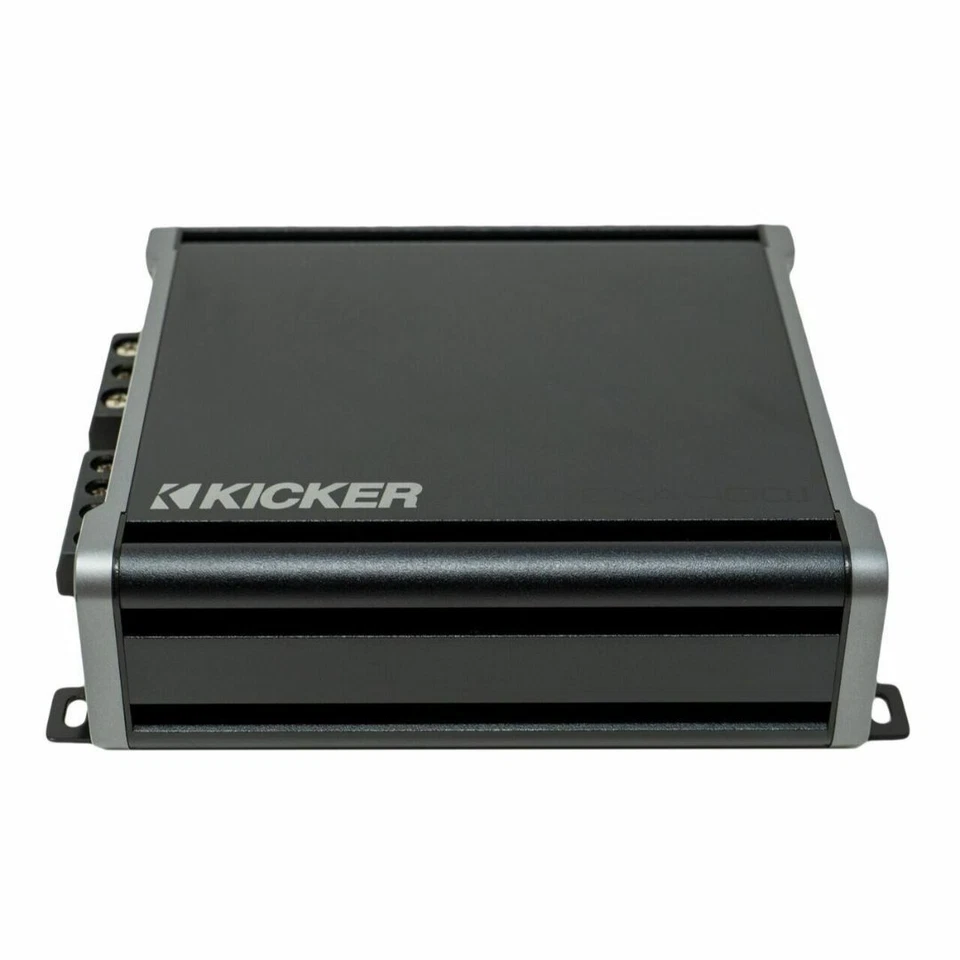Amplificador mono Kicker CXA400.1 classe D + kit amplificador calibre 4 T4AW-R - Imagem 3 de 4