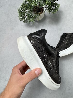 Alexander McQueen Oversized Sneaker Glitter Size 36.5 US 6.5  display picture 3