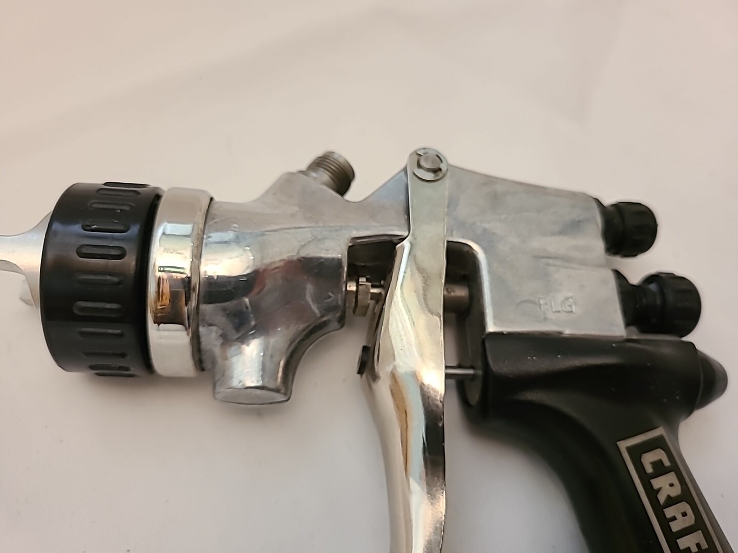 Craftsman By DeVilbiss FLG HVLP Gravity Paint Spray Gun w/No.3 Tip 1.5 Tip Used