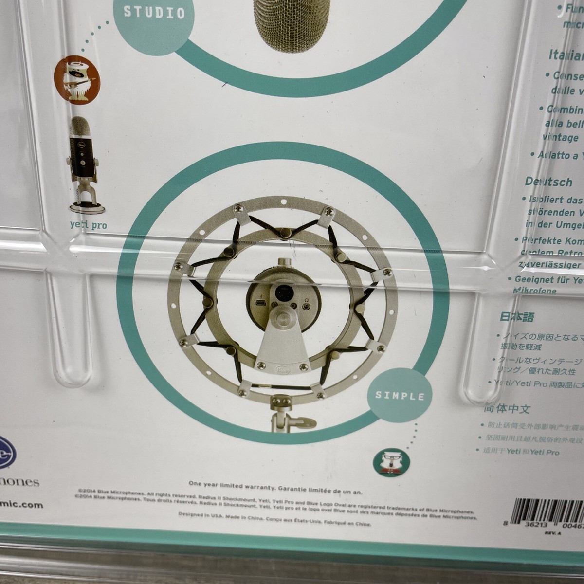 その他 Blue Radius II Shockmount for Yeti Blue Radius II Shockmount for Yeti/Yeti Pro Microphone